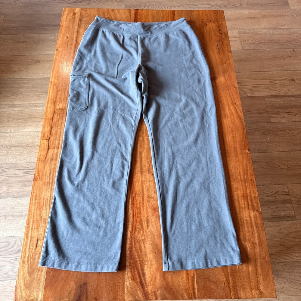 Duluth Trading Co Women's Gray‎ Straight Leg Lounge Pants Size L Long